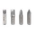 Impact Driver Insert Bits 4pc 5/16' Ph2/ph3/sl8mm/sl10mm